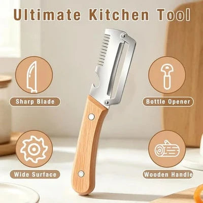 5-in-1 Vegetable Chopper & Slicer – Manual Kitchen Cutter