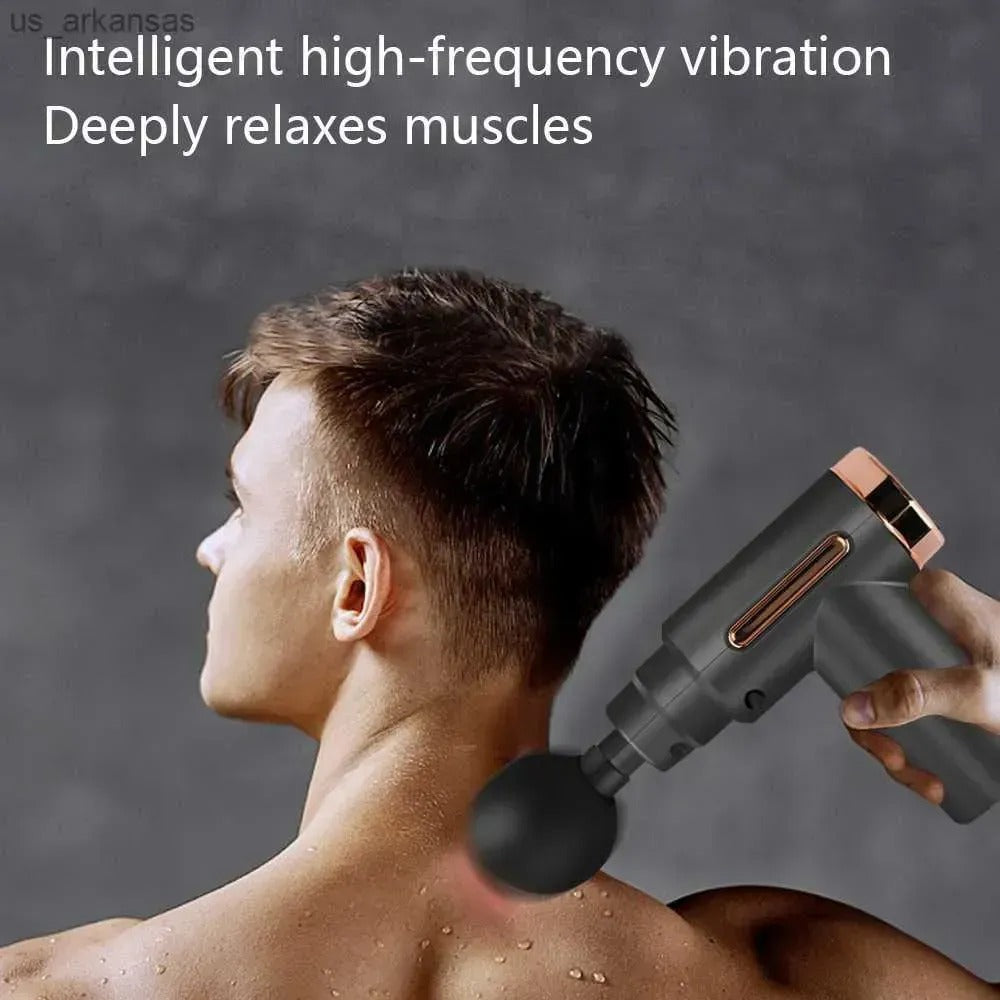 4-In-1 Deep Tissue Massage Gun with 4 Therapy Attachments