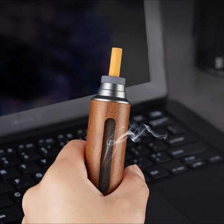 Portable Mini Cigarette Ashtray | Handheld Pocket Ashtray with Lid | Compact Travel Ash Holder