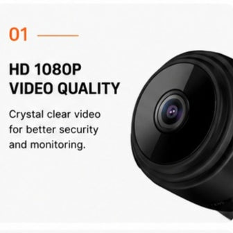 WiFi A9 Mini Camera 1080P HD Wireless Security Camera with Night Vision