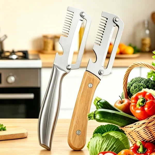 5-in-1 Vegetable Chopper & Slicer – Manual Kitchen Cutter