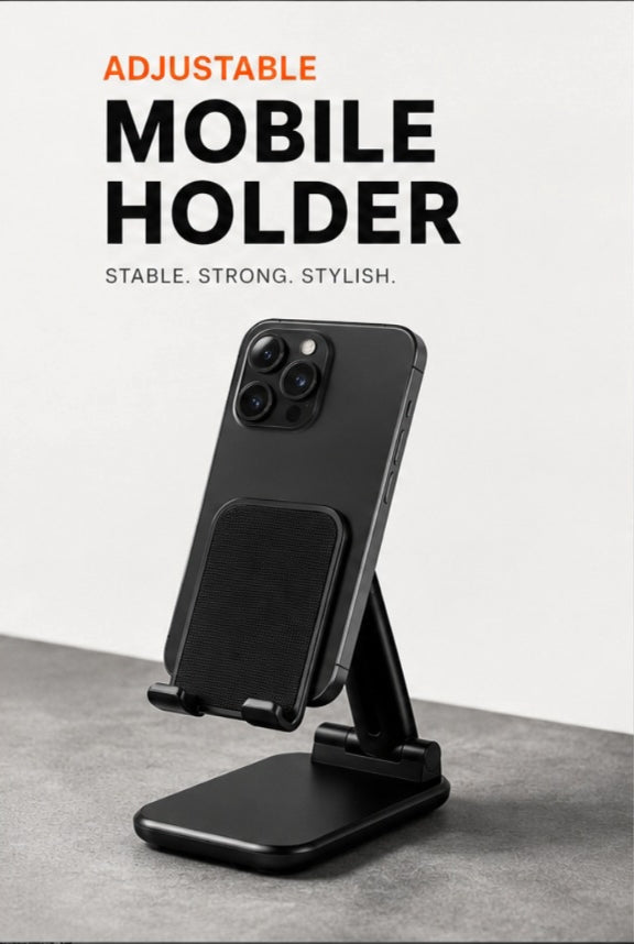 Universal Mobile Holder – Adjustable Phone Stand for Home & Office
