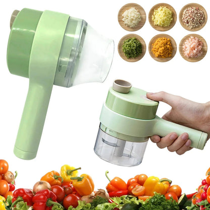 Portable Electric Food Chopper – Mini USB Rechargeable Vegetable & Meat Cutter