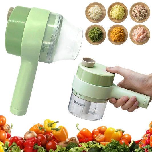 Portable Electric Food Chopper – Mini USB Rechargeable Vegetable & Meat Cutter