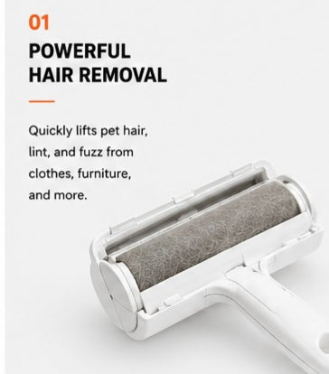 Reusable Pet Hair Remover Roller for Sofa, Clothes & Furniture