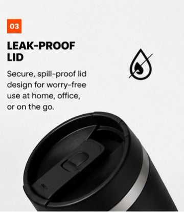 Stainless Steel Water Bottle – Leakproof Insulated Reusable Drinking Bottle
