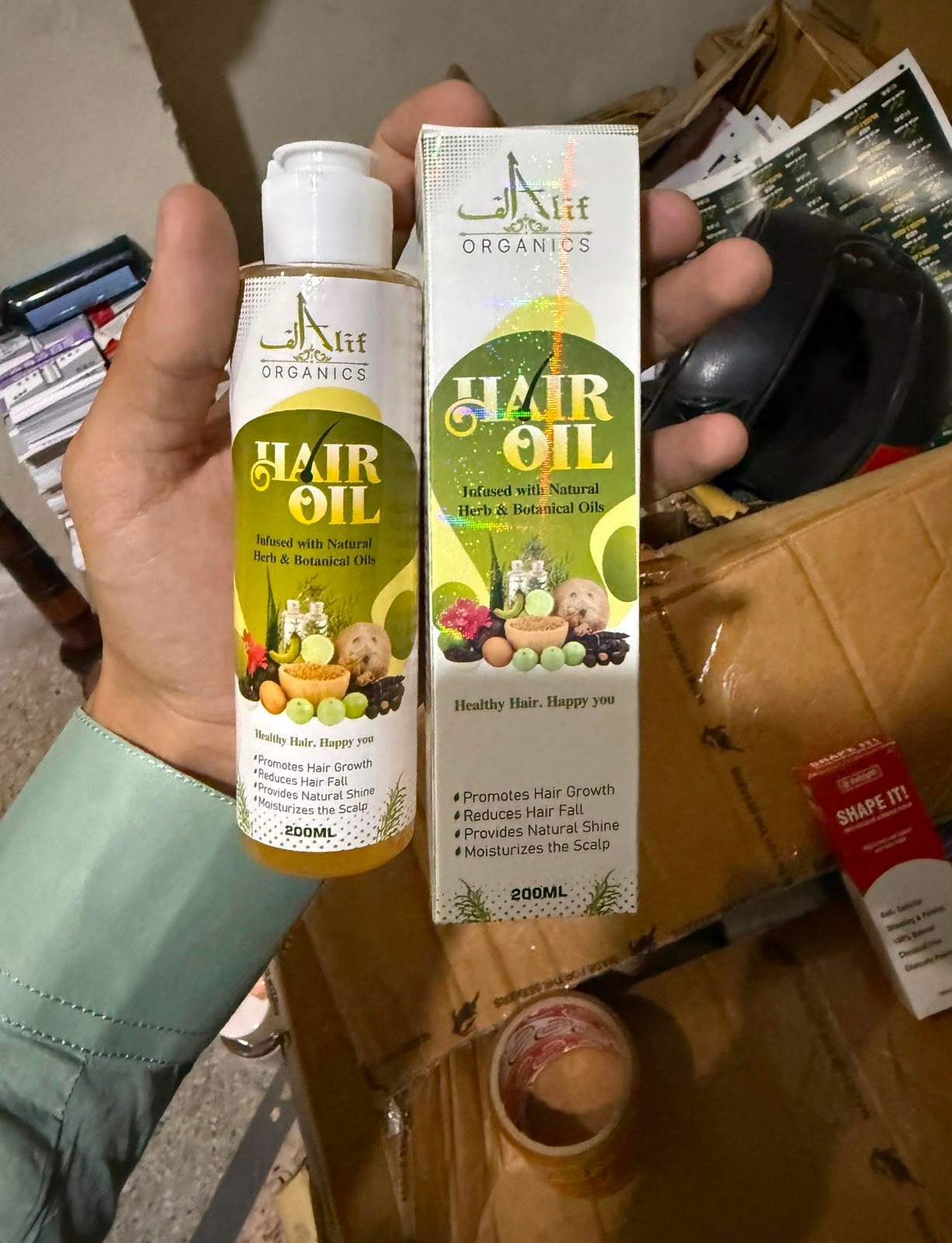 Alif Organics Natural Hair Oil for Hair Growth & Hair Fall Care