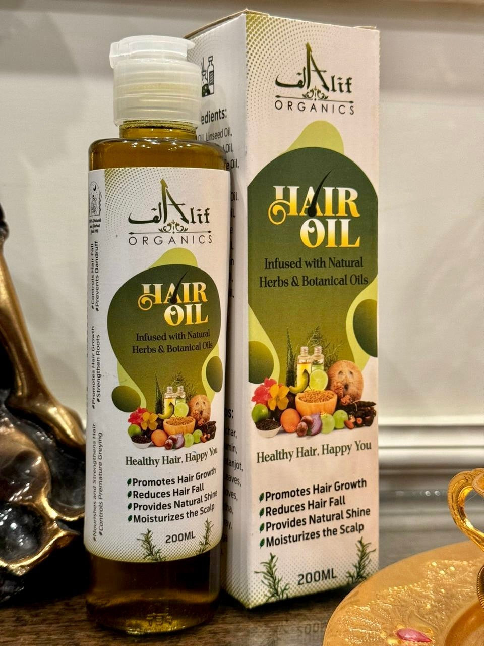 Alif Organics Natural Hair Oil for Hair Growth & Hair Fall Care
