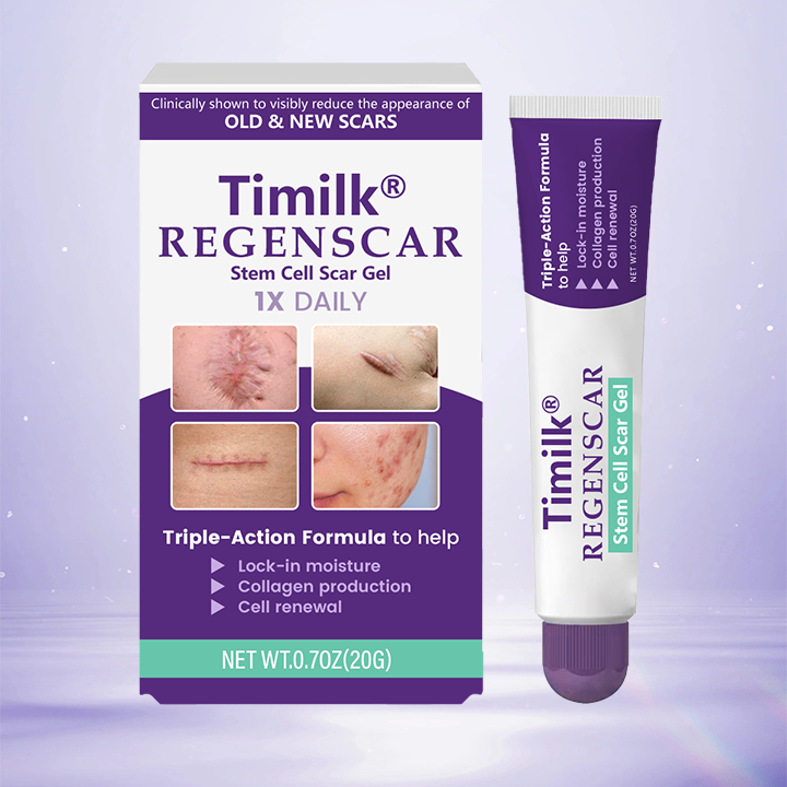 Timilk Regenscar Stem Cell Scar Gel 20g | Triple Action Scar Care Gel for Old & New Marks
